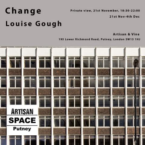 Louise Gough exhibition flyer 